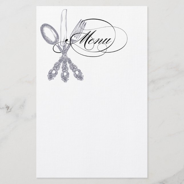 AntiquitätenSilberware Briefpapier (Vorderseite)