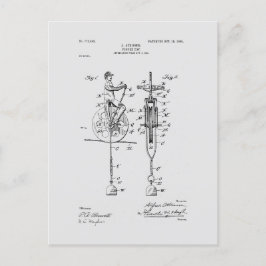 Antiquitätenspielzeug 1904 Zeichnend Patent Postkarte