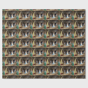 Antiquitätenszene Geschenkpapier