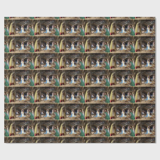 Antiquitätenszene Geschenkpapier (Flach)