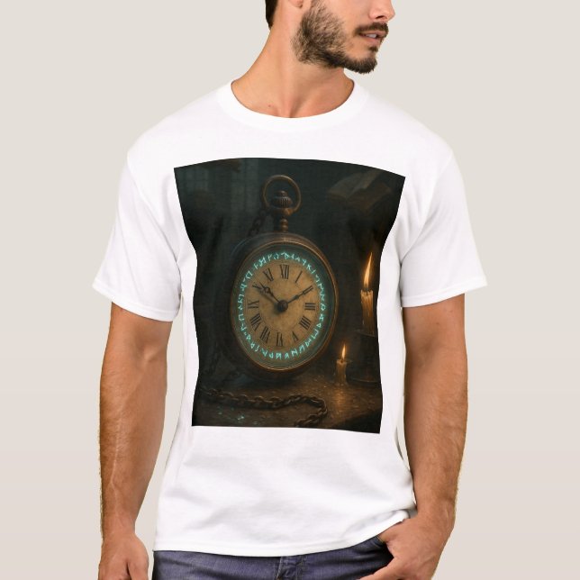 Antiquitätenuhr T-Shirt (Vorderseite)