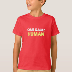Antirassismus Eine Rasse menschliches Leben T-Shirt