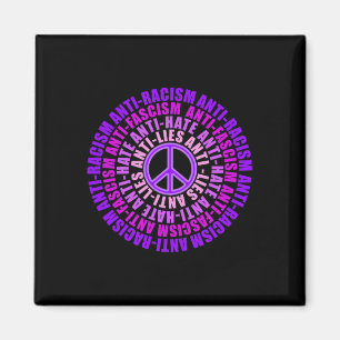 Antirassismus Faschismus Lies Hate Resist Abstimmu Magnet