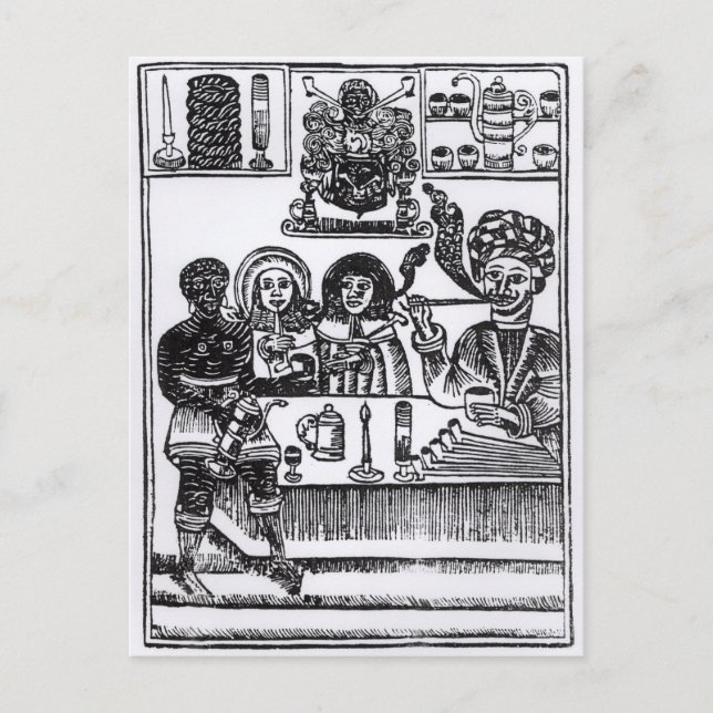 Antirauchenflugschrift Postkarte (Vorderseite)