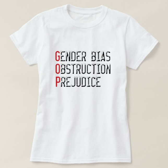 Antirepublikanischer T - Shirt der Republikaner (Design vorne)