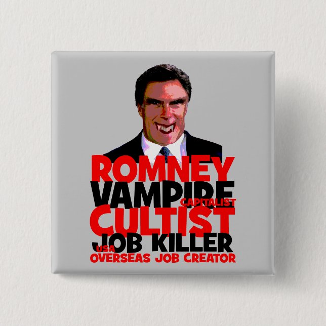 AntiRomney Button (Vorderseite)