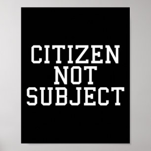 Antiroyaler Bürger Nicht Untertan Linker Abschafft Poster