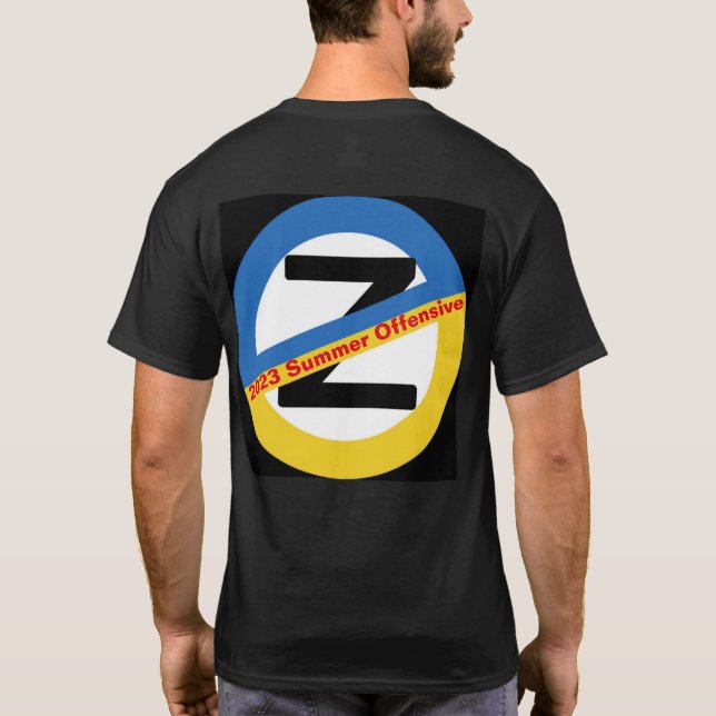 Antirussischer Z-T - Shirt - Sommeroffensive 2023 (Rückseite)