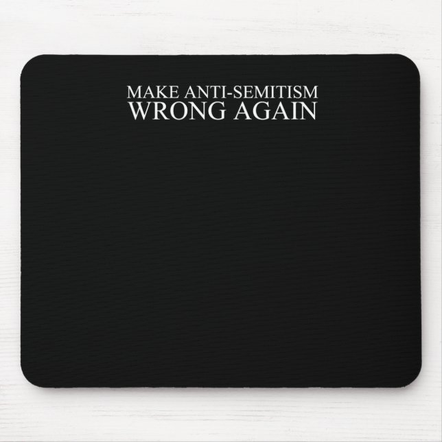 Antisemitismus wieder falsch mousepad (Vorne)