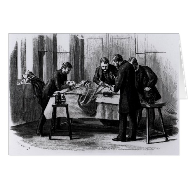 Antiseptische Operation, 1882 (Vorderseite (Horizontal))