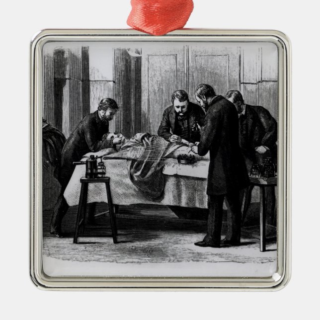 Antiseptische Operation, 1882 Ornament Aus Metall (Vorne)