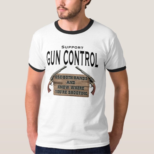 AntiShirt der gewehr-Kontrollen-2 T-Shirt (Vorderseite)