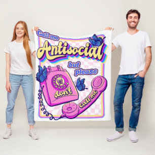 AntiSocial Fleecedecke