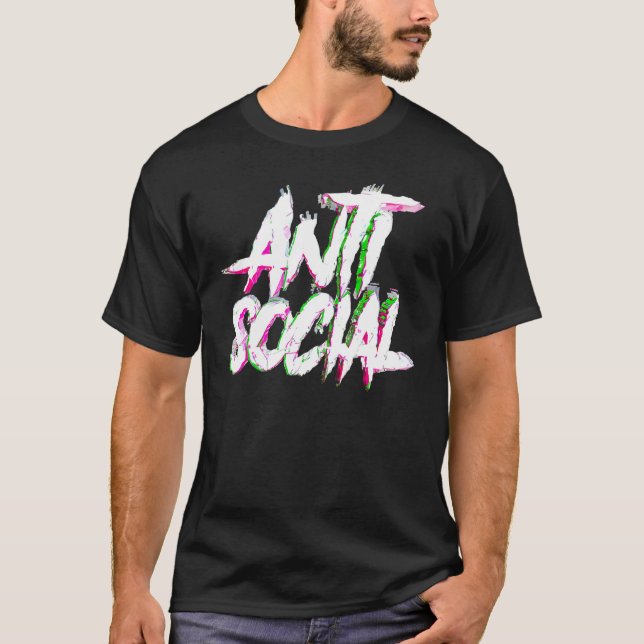 Antisocial Shirt Introvert I Hate People Antisocia (Vorderseite)