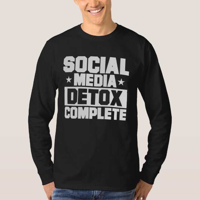 Antisocial Social Media Detox Complete Introvert T-Shirt (Vorderseite)
