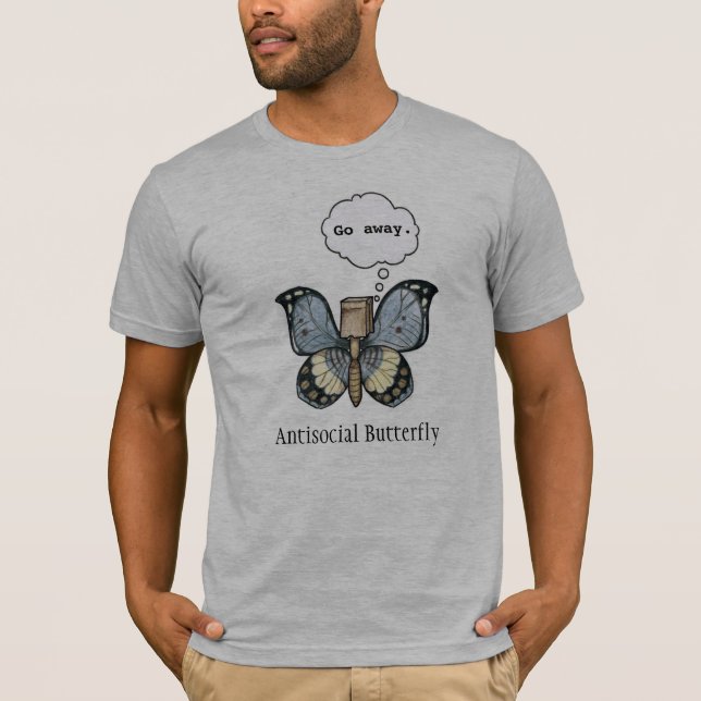 AntisocialButterfly Shirt (Vorderseite)