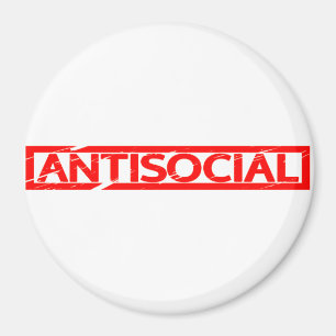 Antisoziale Briefmarke Magnet
