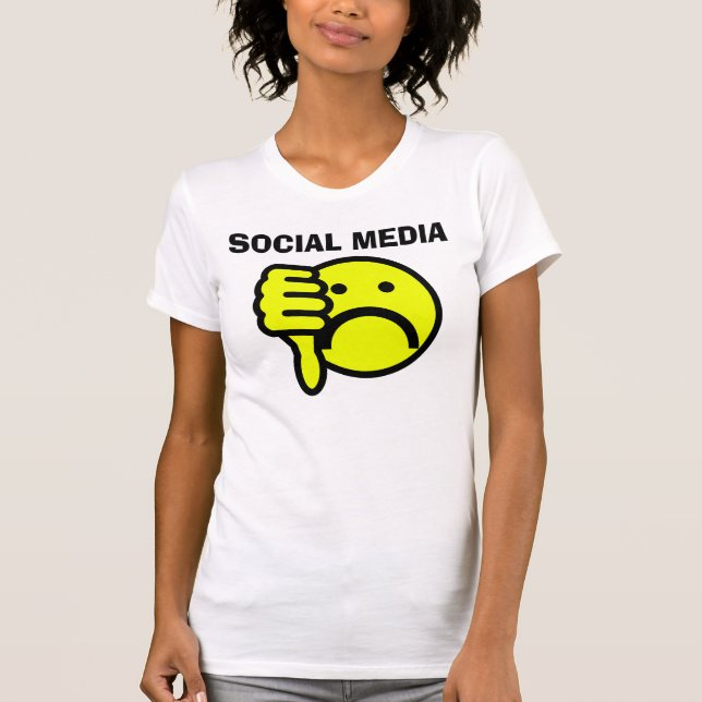 Antisoziale Medien (ich hasse), T - Shirts (Vorderseite)