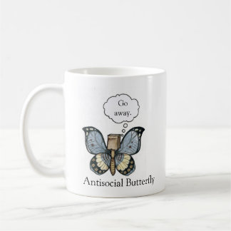 Antisoziale Schmetterlings-Tasse Tasse