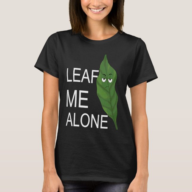 Antisozialer Introvert Miesepeterischer Gartenarbe T-Shirt (Vorderseite)