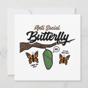 Antisozialer Schmetterling