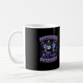 Antisozialer Schmetterling Kaffeetasse