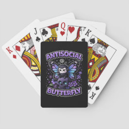 Antisozialer Schmetterling Spielkarten