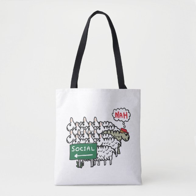 Antisoziales Schafe (Vorderseite)