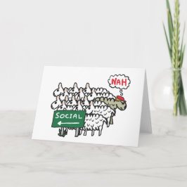 Antisoziales Schafe Karte