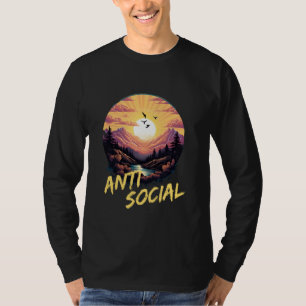 Antisoziales Wandern Im Fünfspänner über den Gotth T-Shirt