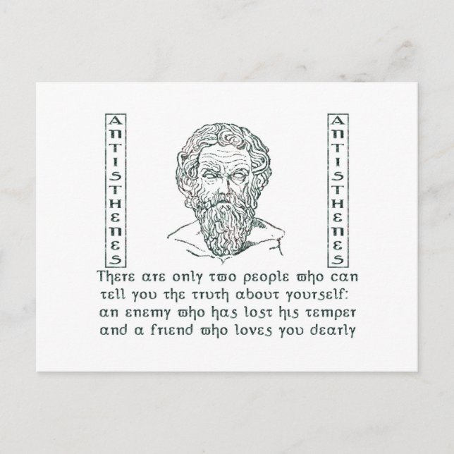 Antisthenes Postkarte (Vorderseite)
