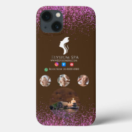 ANTISTRESS CALM RELAX Gold Spa Beauty social media Case-Mate iPhone Hülle