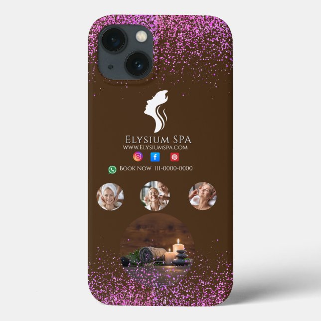 ANTISTRESS CALM RELAX Gold Spa Beauty social media Case-Mate iPhone Hülle (Rückseite)