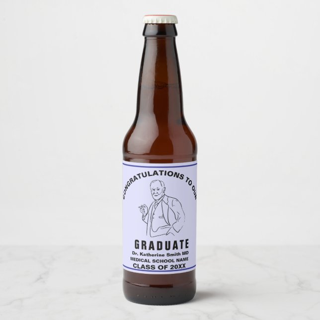 ANTISTRESS Freud Psychiatry Therapy Clinic Health Bierflaschenetikett (Vorderseite)