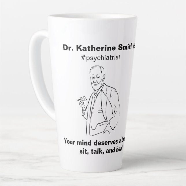 ANTISTRESS Freud Psychiatry Therapy Clinic Health Milchtasse (Linke Ecke)