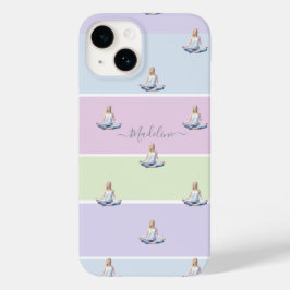 ANTISTRESS  MEDITATION shopping grocery peace calm Case-Mate iPhone 14 Hülle