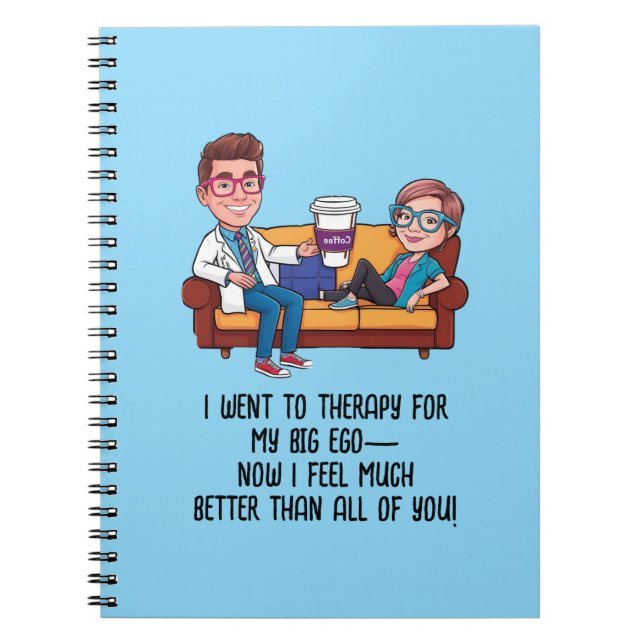 ANTISTRESS psychiatrist THERAPIST doctor Notizblock (Vorderseite)