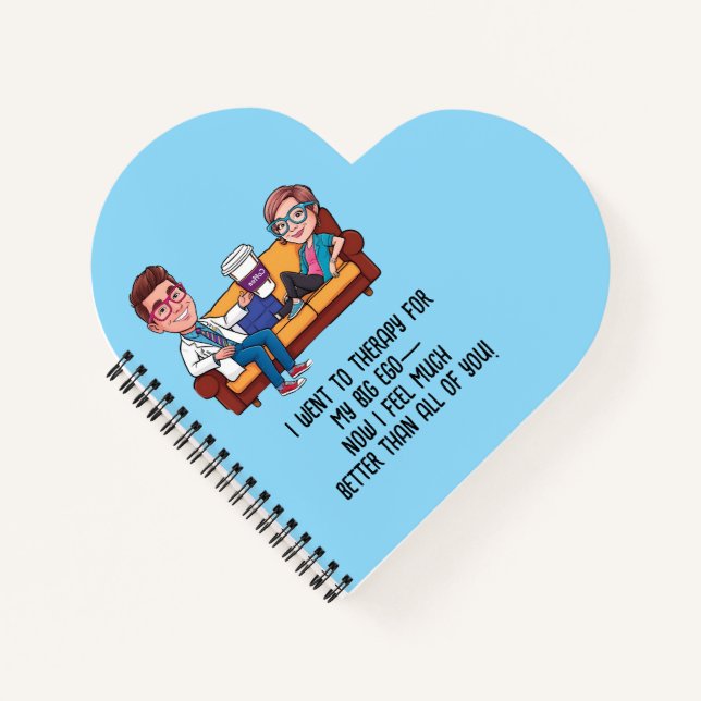 ANTISTRESS psychiatrist THERAPIST doctor Notizbuch (Vorderseite)