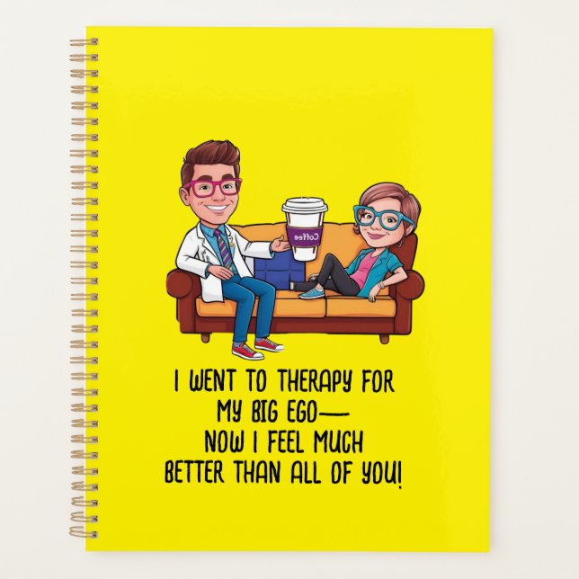 ANTISTRESS psychiatrist THERAPIST MENTAL HEALTH Planer (Vorderseite)