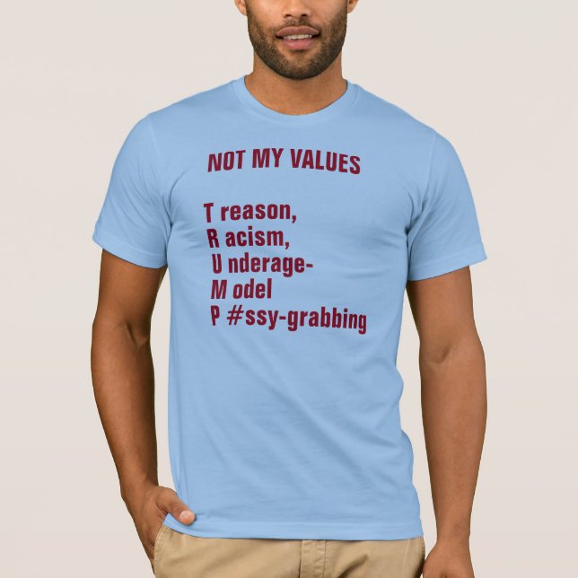 AntiTrumpf-T-Shirt T-Shirt (Vorderseite)