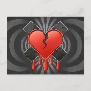 Antivalentine Feiertagspostkarte