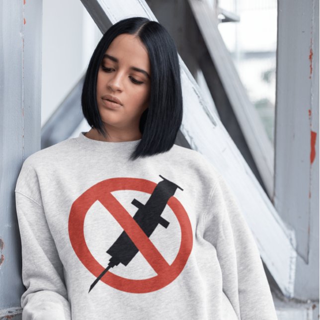 ANTIVAX ANTIVACCINE T - SHIRT SWEATSHIRTS (Von Creator hochgeladen)