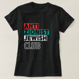Antizionistische Jüdische Klubleuchten T-Shirt
