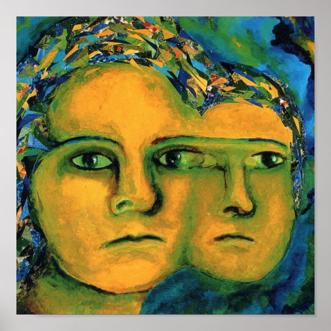 Antizipation - Gold und Smaragdgoddess Poster (Vorne)