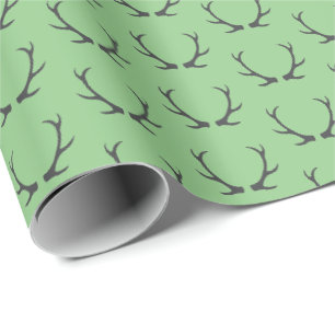 Antler Geschenk Wrap Wrapping Papier Grünbuch Geschenkpapier