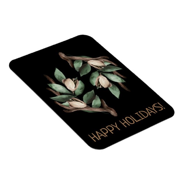 Antler mit grünem Zweig MAGNET (Rechte Seite)