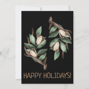 Antler mit grüner Verzweigung Postkarte