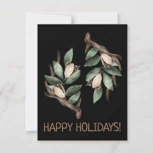 Antler mit grüner Verzweigung Postkarte