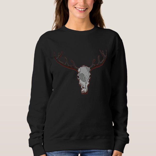 Antler nature game rutting season close season hun sweatshirt (Vorderseite)