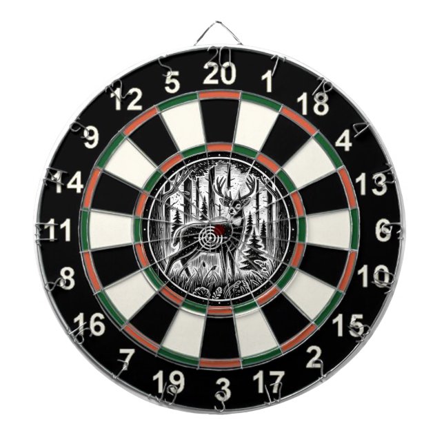 Antlerge Hirschwald Dartscheibe (vorne)